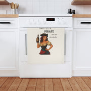 Drinking rum before 10am makes you a pirate, not an alcoholic. Organic cotton towel brings retro sass to your kitchen.